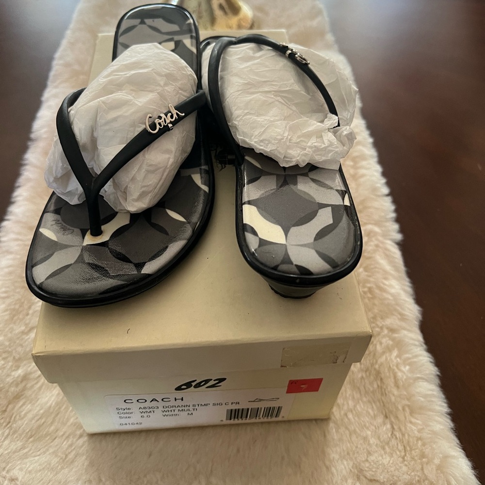 Coach sandals